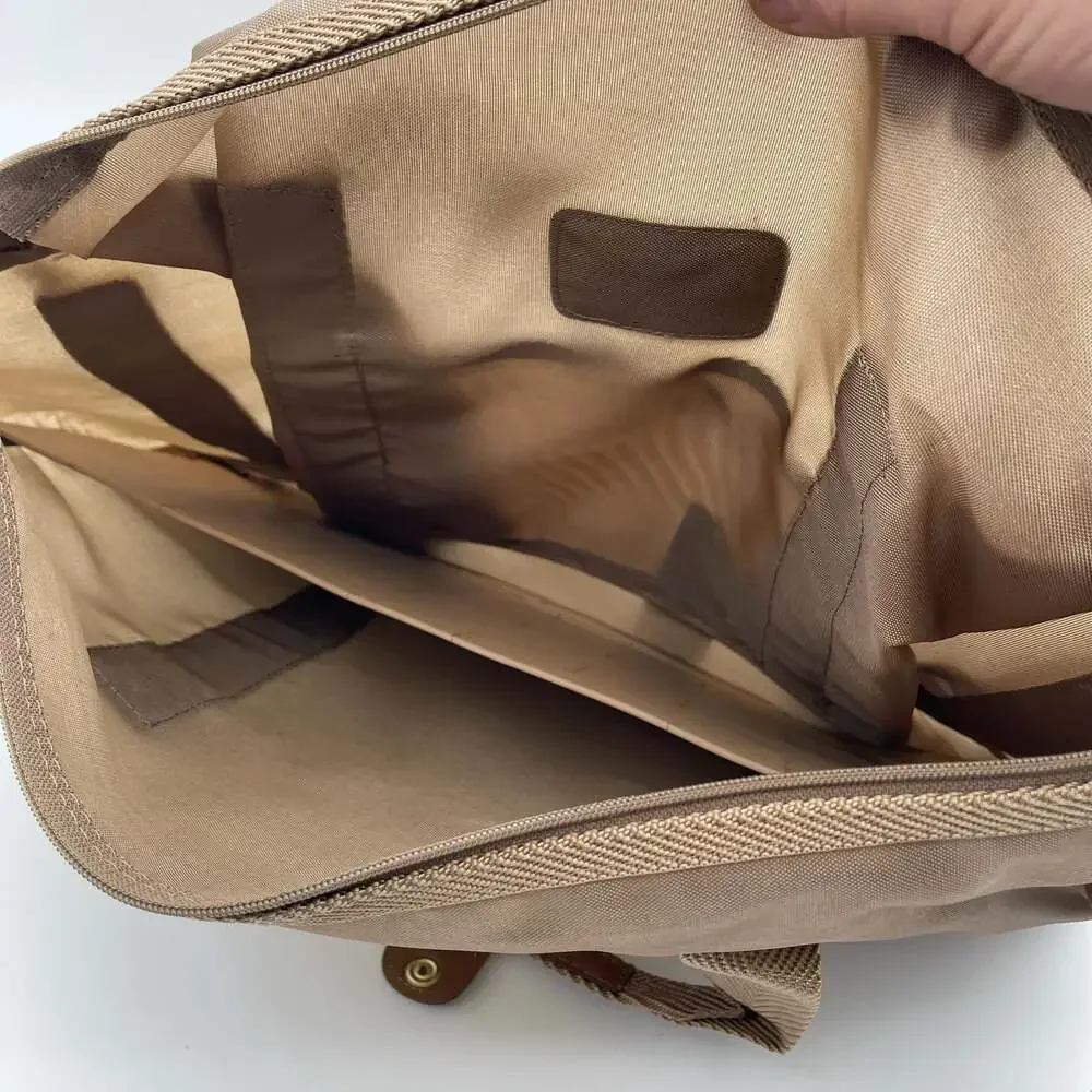 Vintage Pierre Cardin‎ Butterscotch Travel Duffle Carry-On Bag